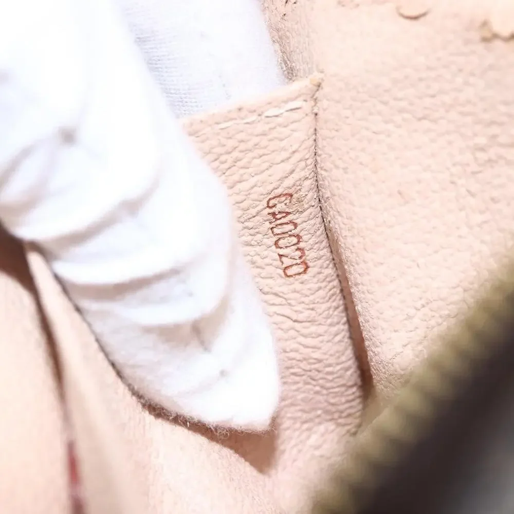 Louis Vuitton Monogram Pochette Cosmetic PM Pouch Brown